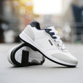Rovenor Leather Walking Sneakers — Weatherproof Sophistication