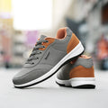 Rovenor Leather Walking Sneakers — Weatherproof Sophistication
